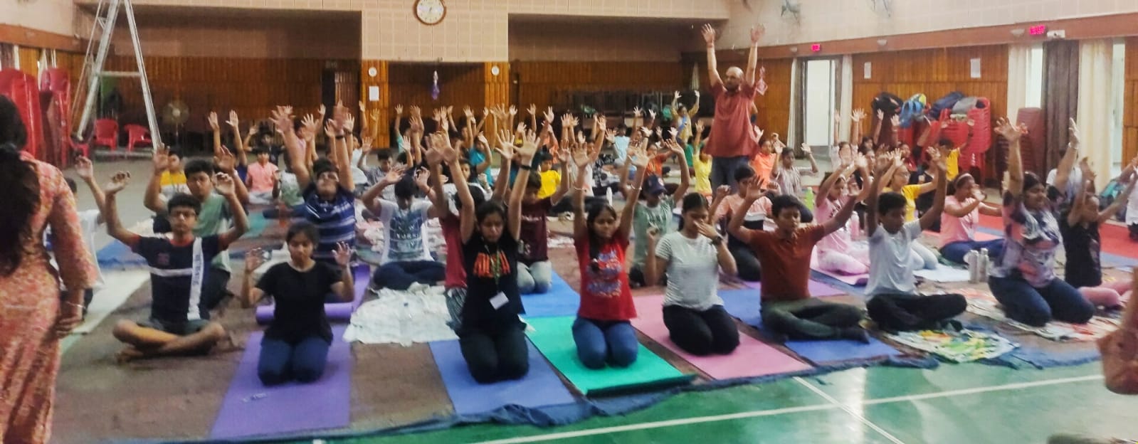 आर्ट ऑफ लिविंग : तीन दिवसीय कार्यशाला में छात्रों ने पढ़ाई में एकाग्रता के सीखें गुर