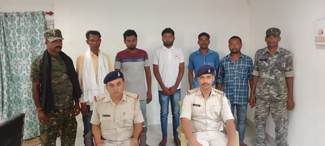 मतपेटी में पानी डालने वाले 5 आरोपियों ने गिरफ्तार कर भेजा जेल