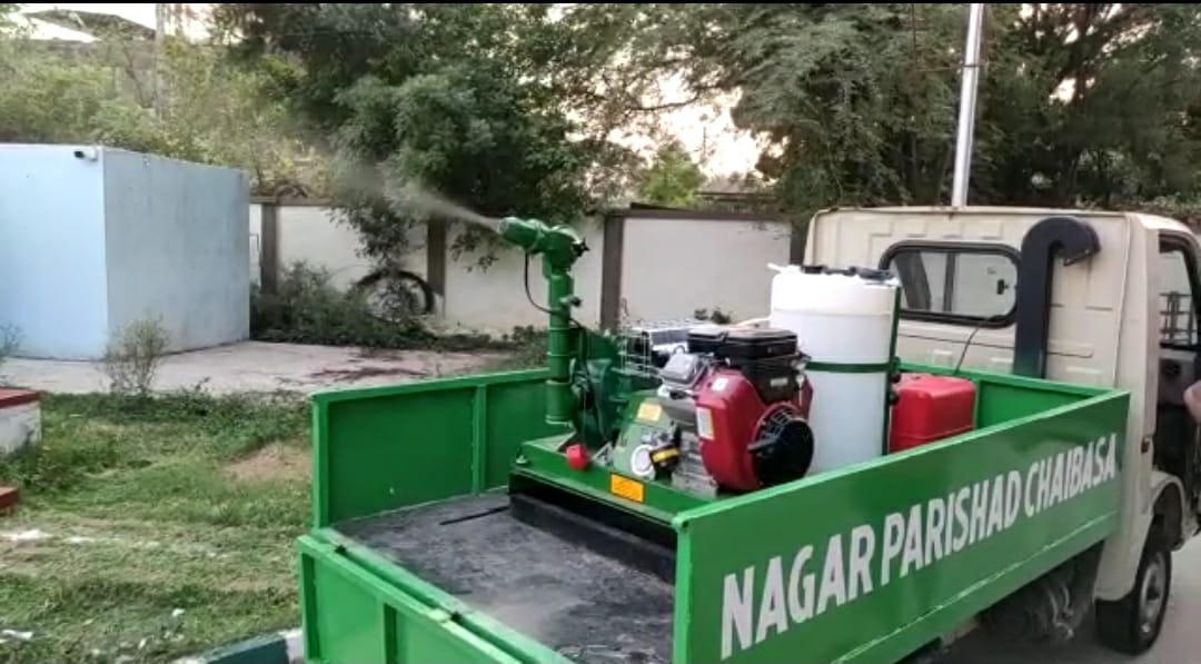 कोल्ड फागिंग मशीन से शहर के लोगों को मच्छरों से मिलेगी निजात