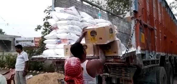 झारखंड से लाई जा रही थी खेप, भारी मात्रा में 695 कार्टून विदेशी शराब जब्त 