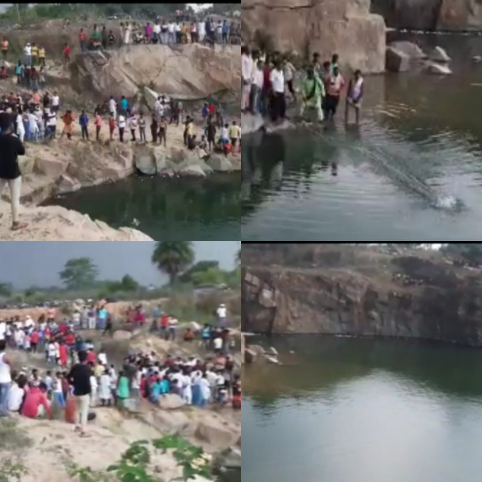DHANBAD: बरवड्डा में पत्थर खदान में युवक डूबा, मौत की आशंका