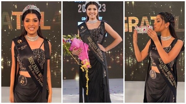Mrs India World में दिखा Sargam का kaushal, Crown सजा उनके सिर