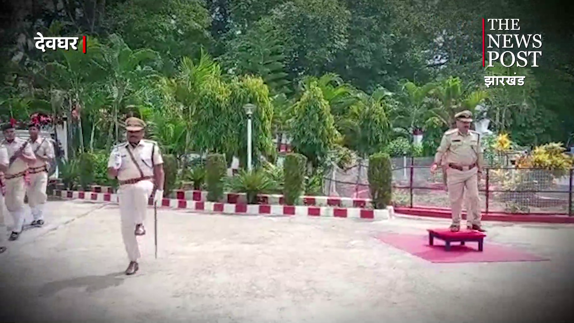 DEOGHAR: श्रावणी मेला को लेकर पुलिस चाक-चौबंद- दौरे पर पहुंचे डीजीपी ने लिया हर कोने का जायज़ा