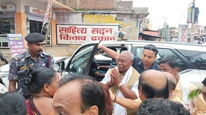 आदिवासी सुरक्षा मंच के छत्तीसगढ़ संयोजक गणेश राम पहुंचे गुमला, धर्मांतरण का किया विरोध  