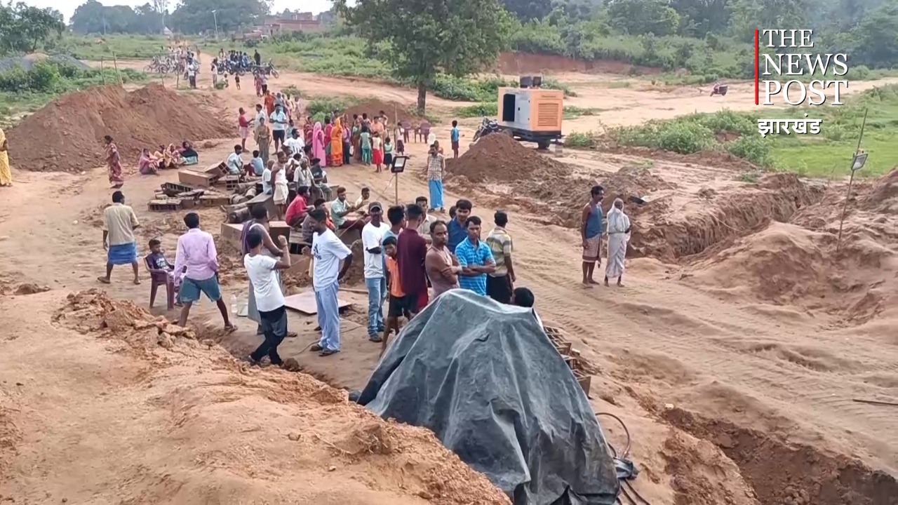 धनबाद में रेल अंडरपास के काम में लगे 4 मजदूरों की मिट्टी धंसने में मौ'त