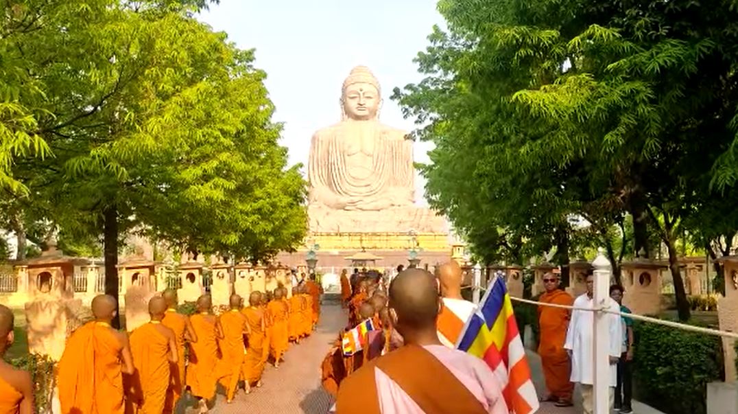 आतंकी गतिविधियां को लेकर बोधगया में भी चौकसी, अंतर्राष्ट्रीय धरोहर महाबोधि मंदिर की सुरक्षा और होगी पुख्ता