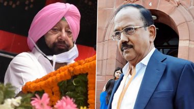 अमित शाह के बाद अजीत डोभाल से मिलें अमरिंदर सिंह,राष्ट्रीय सुरक्षा पर हुई बातचीत