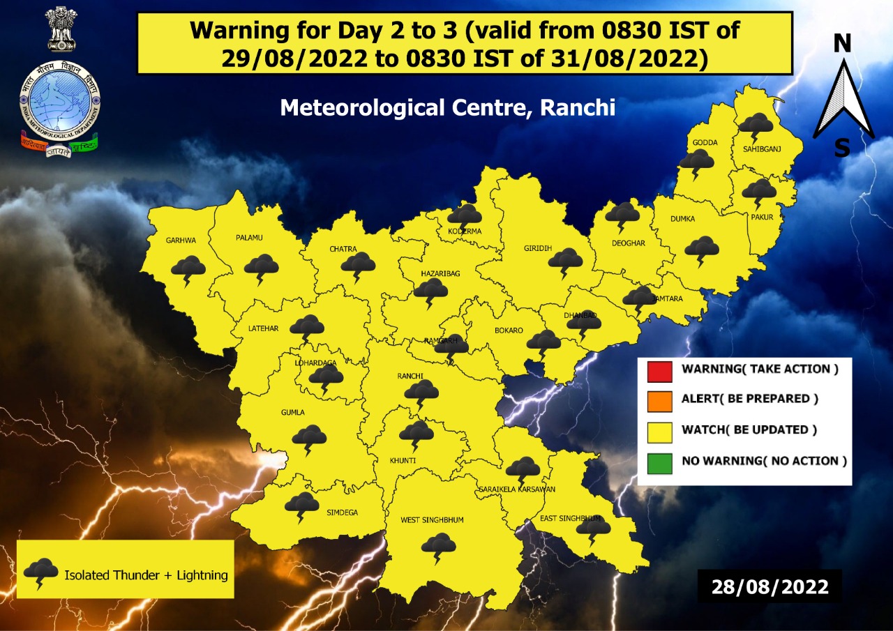 झारखंड में मॉनसून का हाल: कब-कब होगी वर्षा और कहां-कहां, जानिये