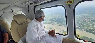 नीतीश कुमार ने किया अतिवृष्टि प्रभावित जिलों का दौरा, अधिकारियों को दिए निर्देश