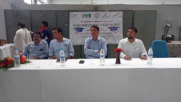 ओपी जिंदल कॉलेज आईटीआई के दीक्षांत समारोह में 335 स्टुडेंट्स को मिला प्रमाण पत्र