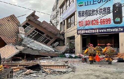 भूकंप :  24 घंटों में 3 झटके और ताइवान में फैल गई तबाही