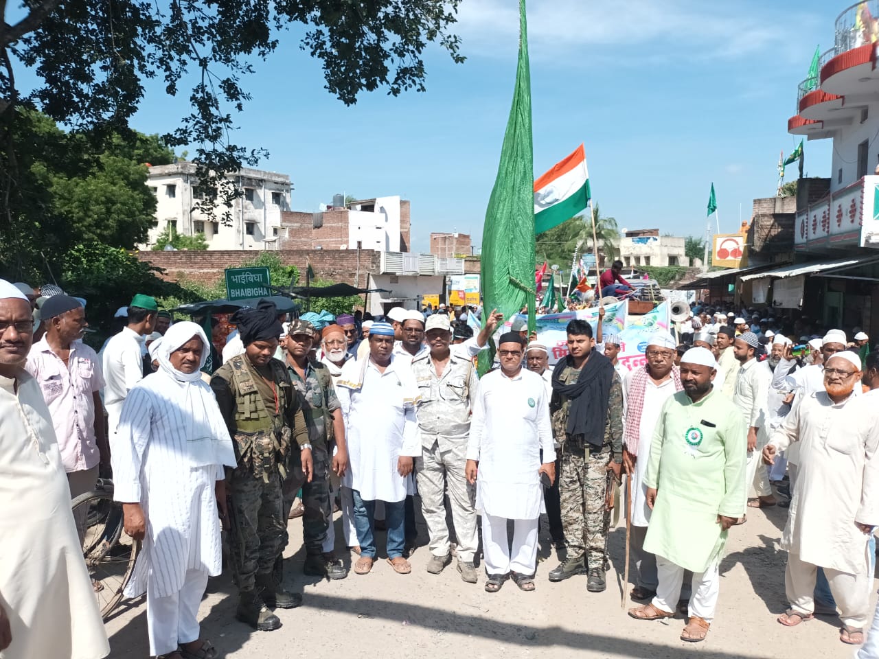 हैदरनगर में उल्लास के माहौल में निकला जुलूस ए मोहम्मदी, "सरकार की आमद मरहबा, हुजूर की आमद मरहबा" से गुंजायमान हुआ क्षेत्र