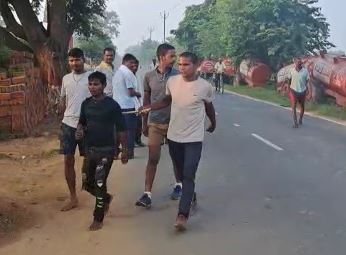 हाजत का खुला गेट देखकर फरार हुआ कैदी, जवानों ने खदेड़ कर पकड़ा  