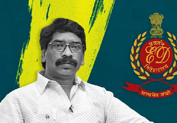 CM HEMANT IN ED OFFICE : ED दफ्तर पहुंचे सीएम हेमंत सोरेन, अब सवालों से होगा सामना