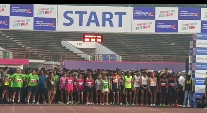 बेहतर स्वास्थ्य को लेकर 'रन फॉर रैनथन' का आयोजन, टाटा स्टील के एमडी, जिला एसएसपी सहित हजारों लोगों ने लिया हिस्सा