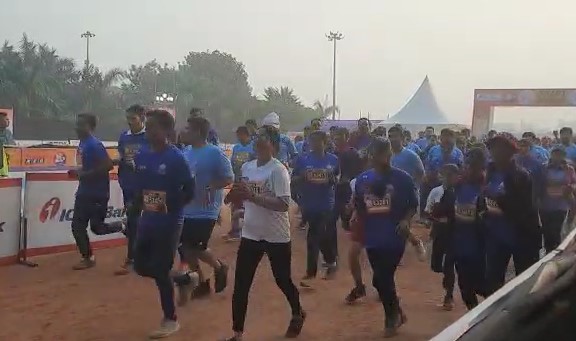 मद्य निषेध विभाग की ओर से किया गया हाफ मैराथन, 9 हजार प्रतिभागियों ने लिया भाग  