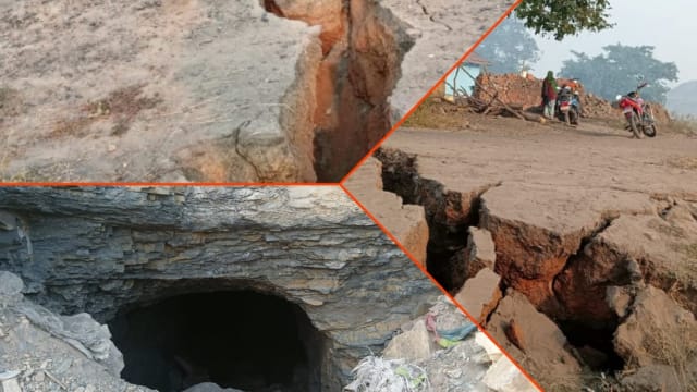 धनबाद : सिजुआ में दो जगहों पर बना गोफ, बाइक सहित गराज जमींदोज, जानिए और क्या-क्या हुआ 