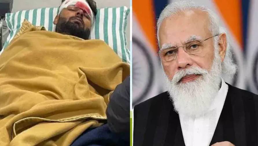 पीएम मोदी ने की ऋषभ पंत के जल्द स्वस्थ होने की प्रार्थना, कहा- हादसे से व्यथित हूं