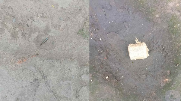 कतरास के सोनरडीह में कोयलाकर्मी के घर फायरिंग, घर के आंगन से मिला जिंदा बम