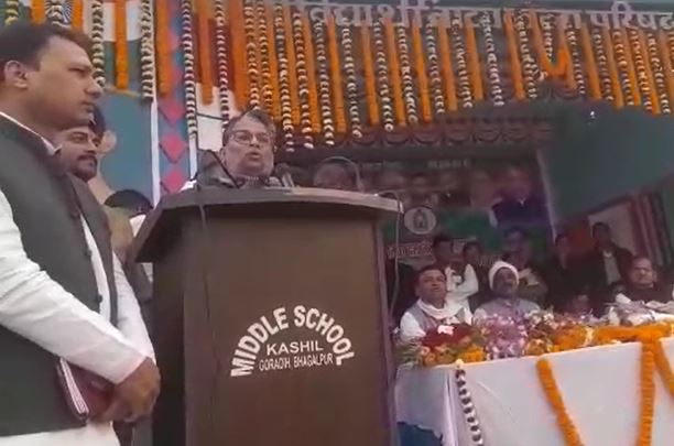 भागलपुर में बिहार सरकार के मंत्री आलोक मेहता का विवादित बयान, दस प्रतिशत आरक्षण वालों को बताया अंग्रेजो का दलाल