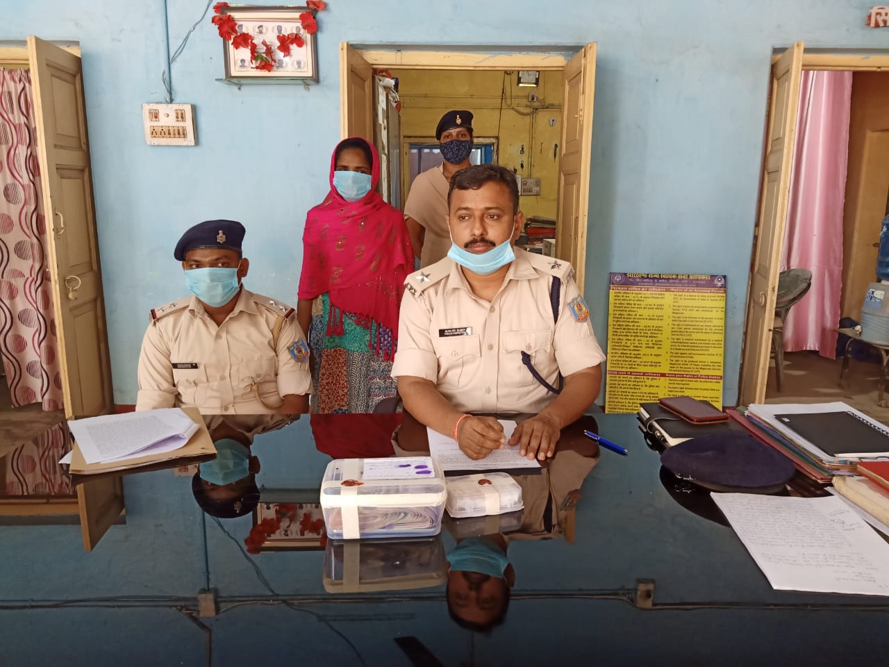 5.06 ग्राम ब्राउन सुगर के साथ एक महिला कारोबारी गिरफ्तार