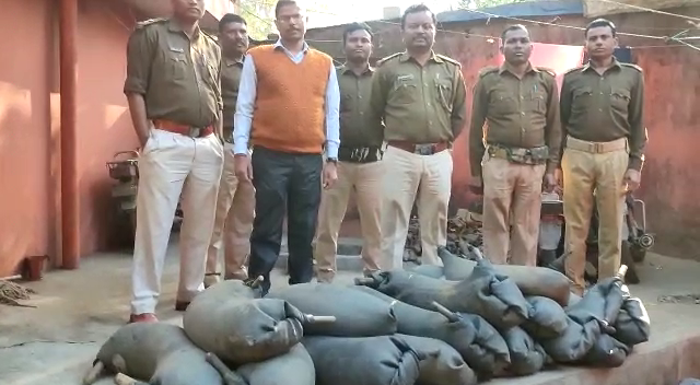 उत्पाद विभाग की बड़ी कार्रवाई, अवैध महुआ चुलाई शराब के तीन गोदाम का उद्भेदन, हजारों लीटर अवैध महुआ शराब जब्त 