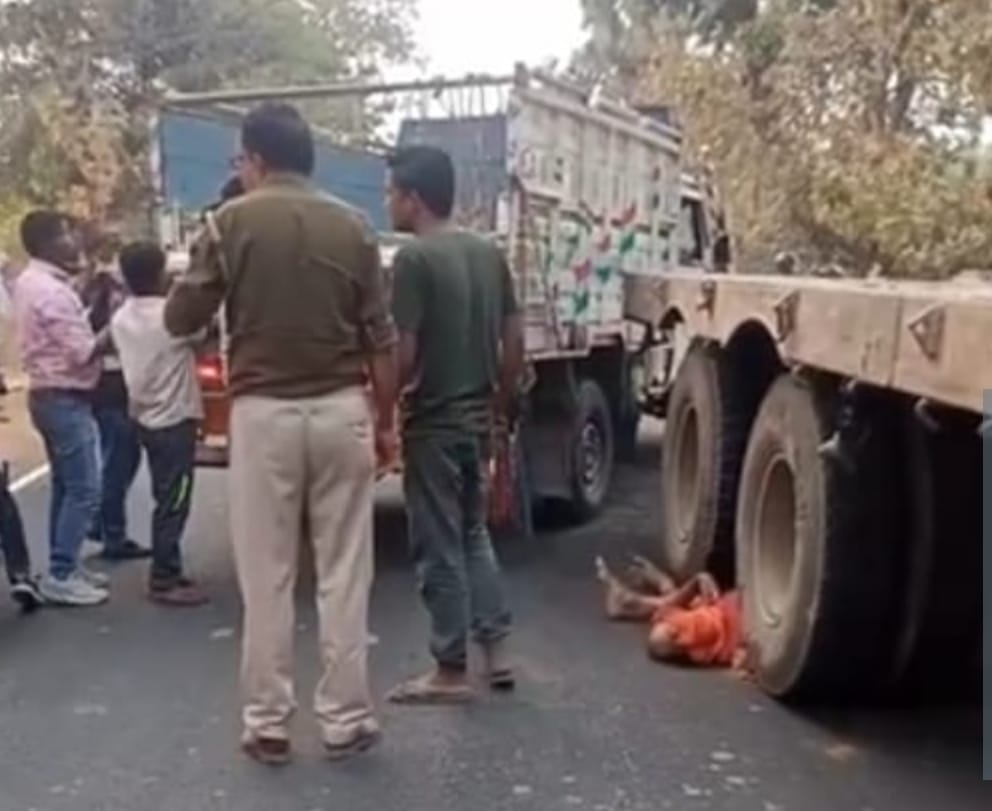 देवघर: ट्रक ने श्रद्धालु को मारी टक्कर, हुई मौत