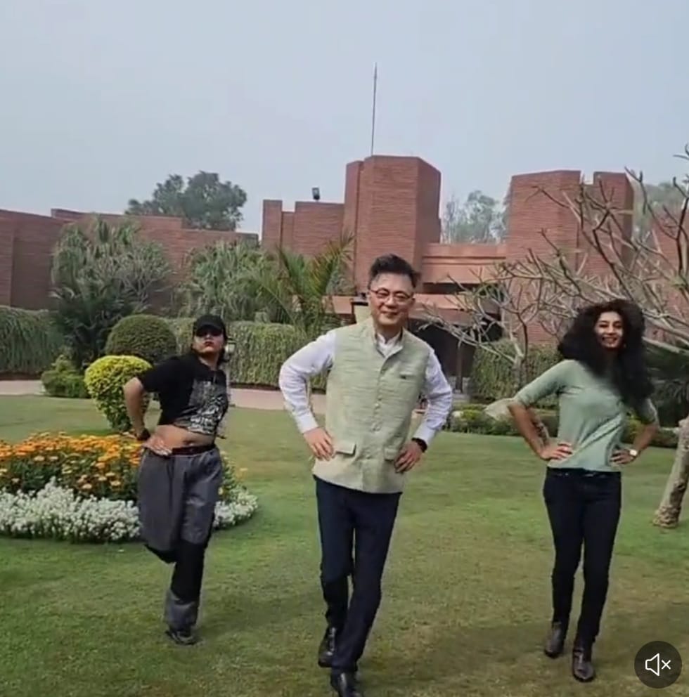 भारत स्थित कोरियाई दूतावास आखिर किस गाने पर जोरदार डांस करने लगा, जानिए