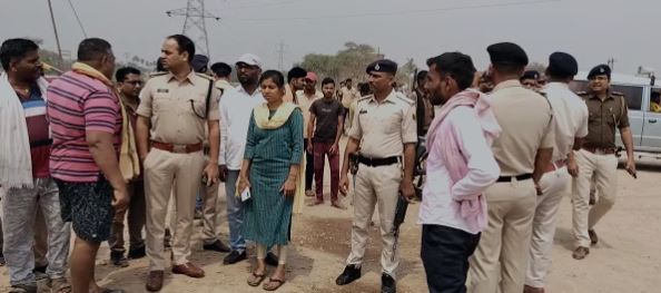 नालंदा में नाइट गार्ड की चाकू गोदकर हत्या, आक्रोशित ग्रामीणों ने  किया सड़क जाम