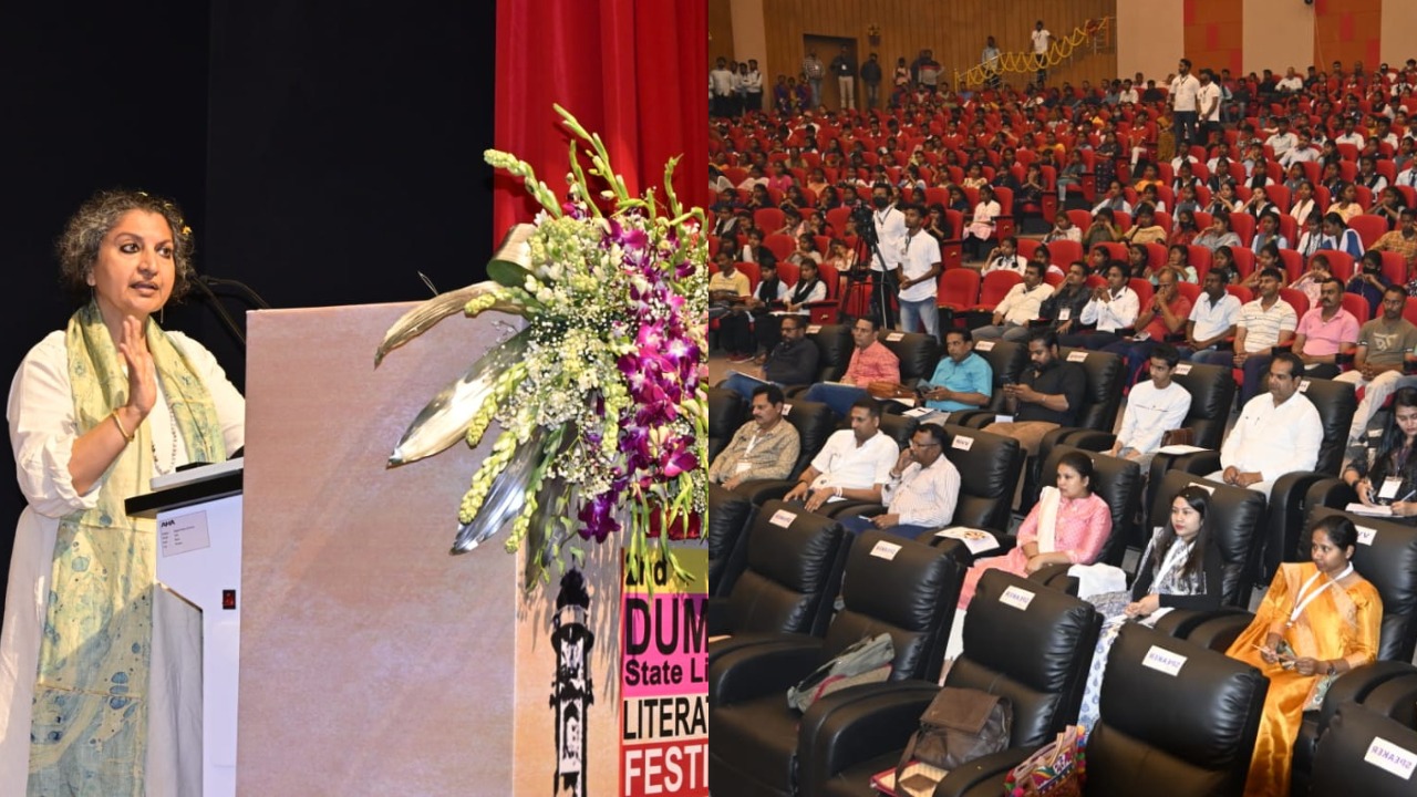 दुमका : राजकीय पुस्तकालय साहित्य उत्सव का हुआ उद्घाटन, उत्सव में देश के कई संपादक, लेख़क, साहित्यकार मौजूद