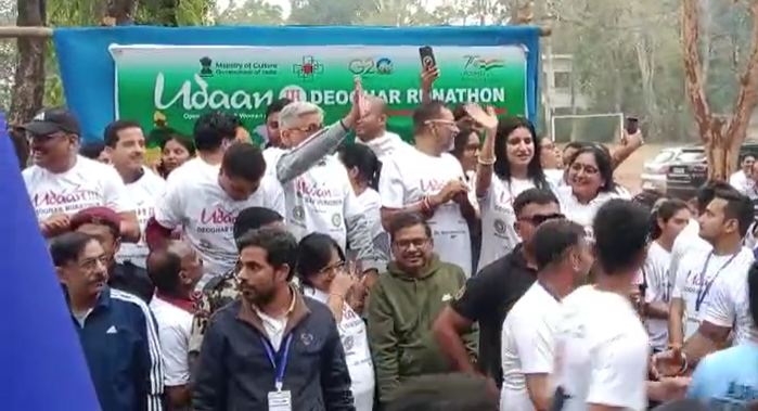 सांसद खेल महोत्सव : देवघर में आज RUNATHON उड़ान 3 आयोजित, गोड्डा सांसद निशिकांत दुबे ने हरी झंडी दिखाकर किया रवाना 
