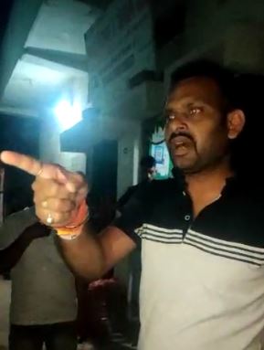 नशे में धुत सिपाही ने किया गाली गलौज और हंगामा, वीडियो वायरल