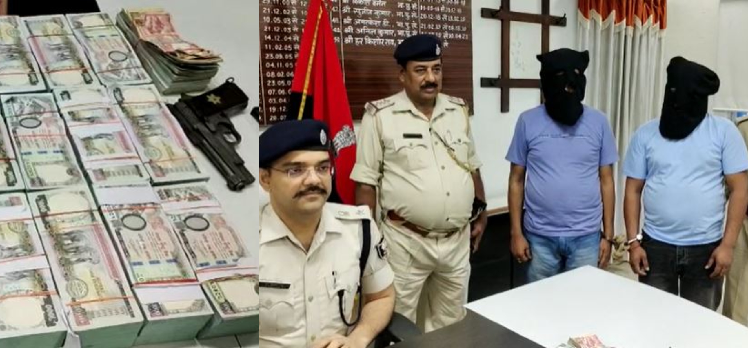 सीतामढ़ी में जाली नोट का मास्टरमाइंड समेत दो लोग गिरफ्तार, नकली नोटों के साथ पिस्टल बरामद  