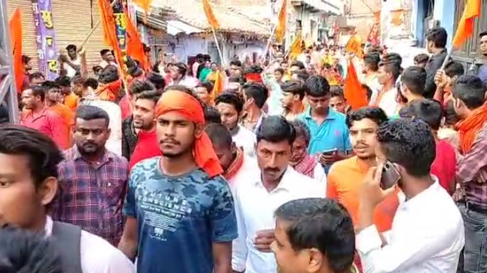 नालंदा में हिंसा के बाद आज फिर से निकाला गया भगवान राम की शोभा यात्रा, भारी संख्या में पुलिस बल तैनात 