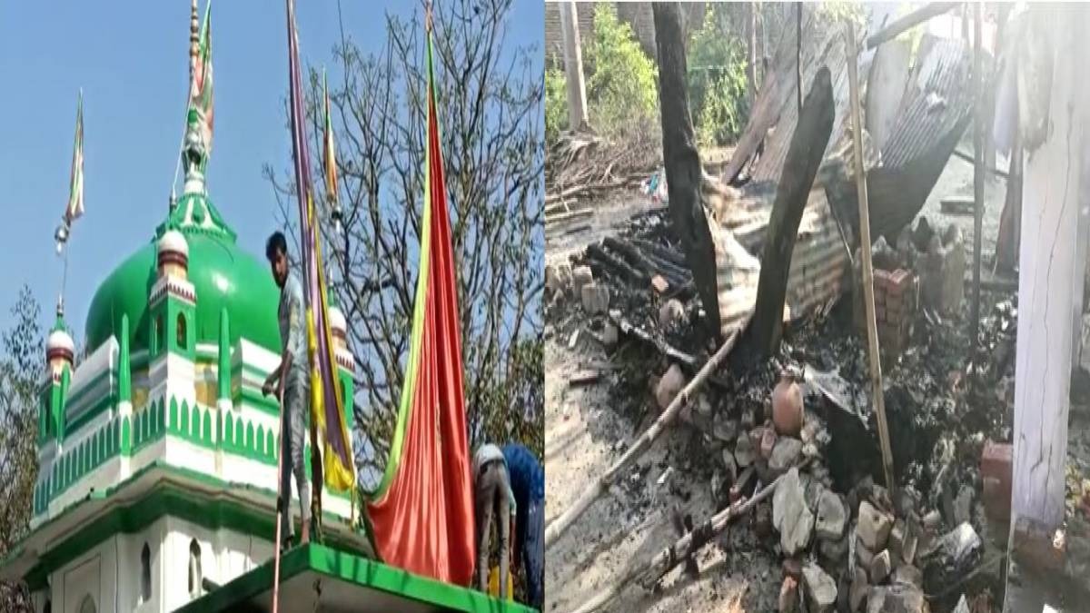 सासाराम : कर्बला में असामाजिक तत्वों ने लगाई आग, परिसर की झोपड़ियों को भी फूंका 