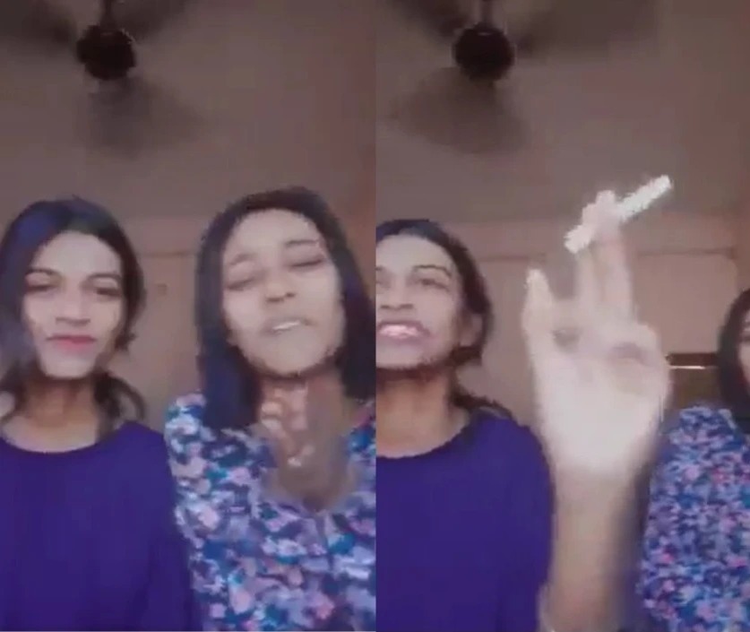  दो लड़कियों ने राष्ट्रगान का बनाया मजाक, सिगरेट को बताया फ्लैग, एक्शन में आई पुलिस  