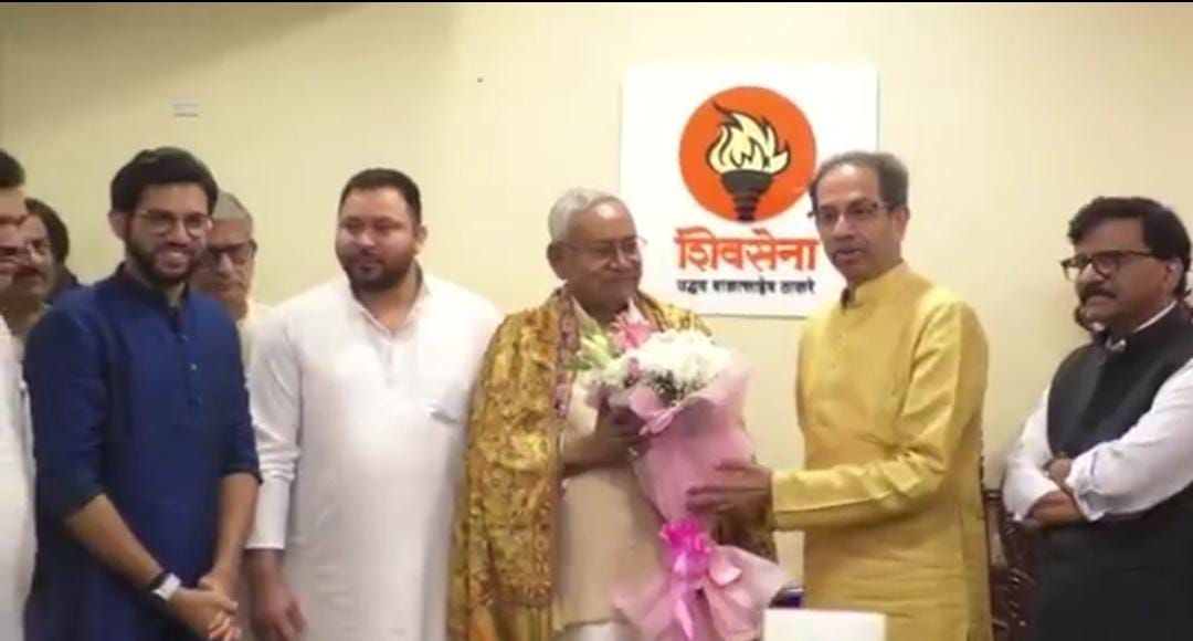 नीतीश को मिला उद्धव का साथ, ठाकरे ने कहा नीतीश जी के साथ लडूंगा बीजेपी के खिलाफ