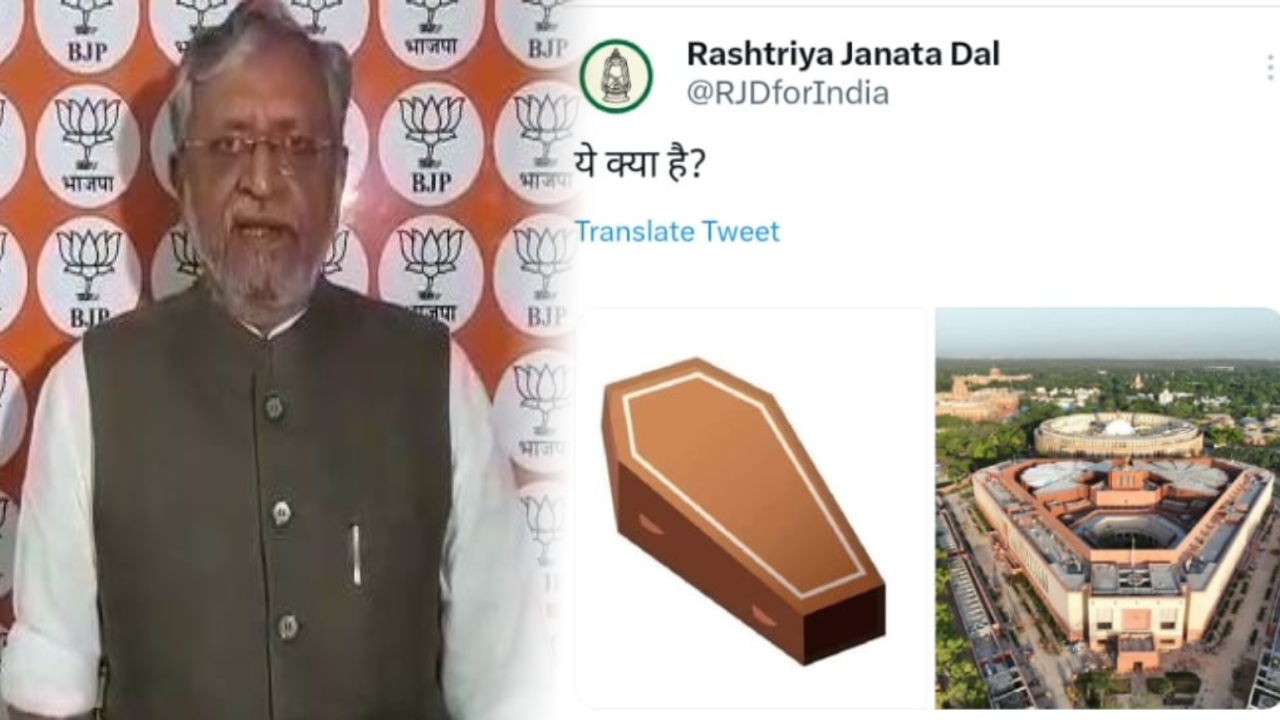 RJD के ताबूत वाले ट्वीट पर सुशील मोदी का पलटवार, कहा केवल राजद ही कर सकता है इतनी शर्मनाक हरकत