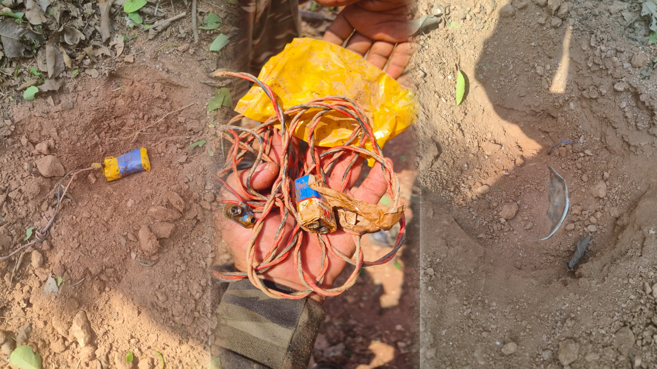 चाईबासा:  सुरक्षाबलों को उड़ाने की साजिश फेल, चार आईईडी बम बरामद