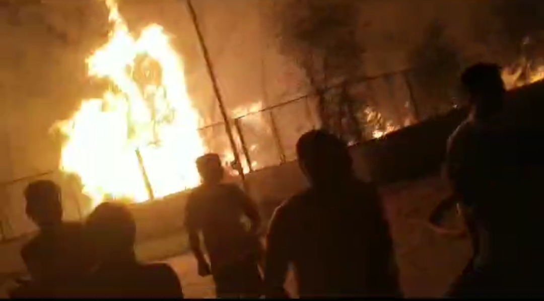 पटना के स्कूल कैंपस में लगी भीषण आग, मची अफरा- तफरी