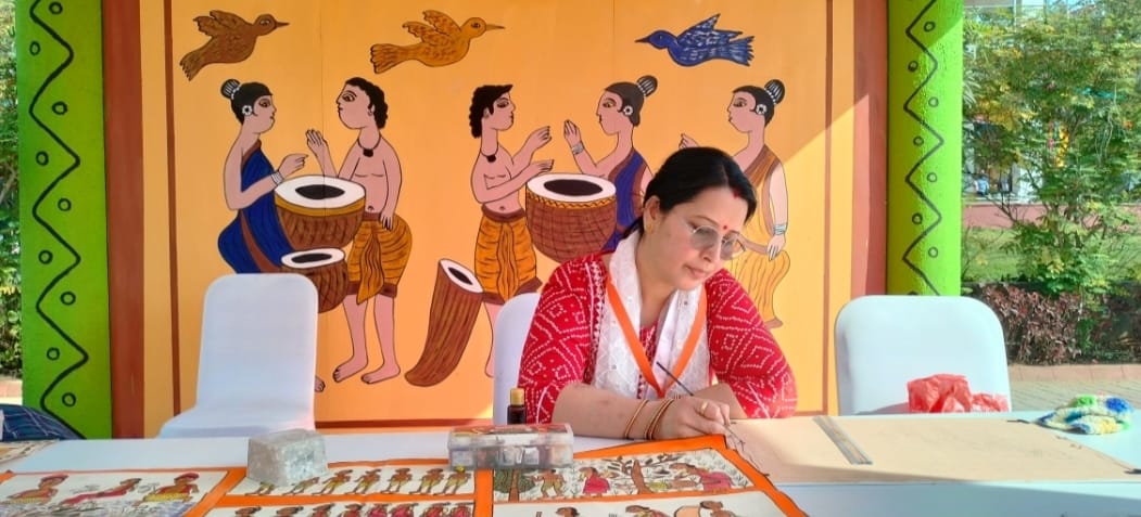 जादोपटिया चित्रकार नीलम नीरद को मिला भारत सरकार के संस्कृति मंत्रालय का सीनियर फेलोशिप अवार्ड