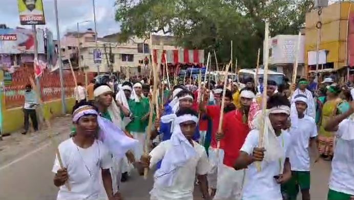 30 जून को संताल हुल विद्रोह दिवस, आज निकाली गई पदयात्रा