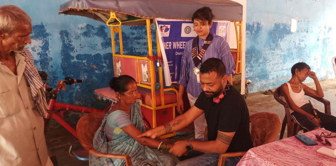 कुष्ठ रोगियों के लिए इनर व्हील क्लब ने लगाया जांच शिविर, 4 नए रोगियों की हुई पहचान