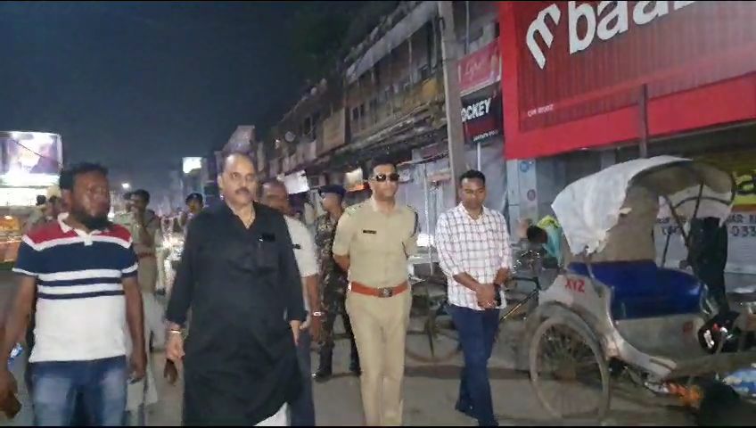 रांची की सड़क पर देर रात जायजा लेने निकले एसएसपी
