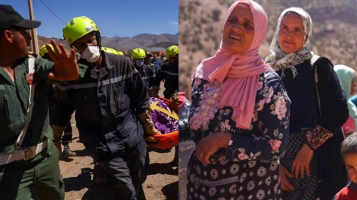 मोरक्को में भूकंप की तबाही! मरने वालों की संख्या 2800 के पार,राहत और बचाव कार्य जारी