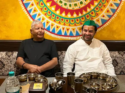 राजस्थानी थाली के साथ लालू ने एक बार फिर से मचाया कोहराम, बेटी रोहिणी आचार्या का तंज लालू जी जब एक्टिव होते हैं तो तड़ीपार बेचैन होने लगता है