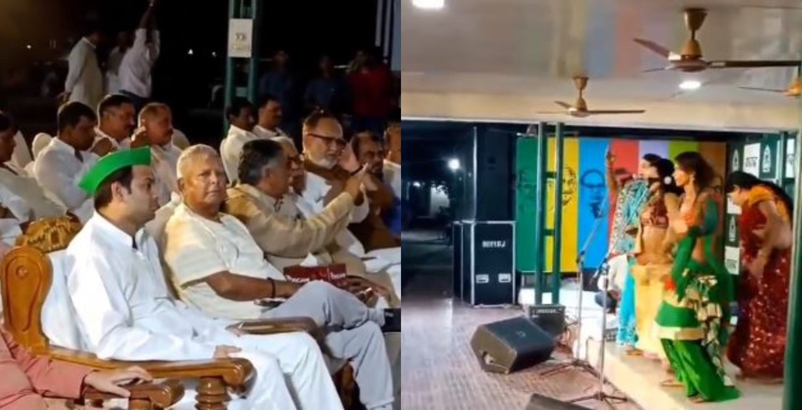 राबड़ी आवास पर लौंडा नाच का आयोजन, लालू यादव सहित कई नेताओं ने उठाया लुफ्त, वीडियो वाइरल
