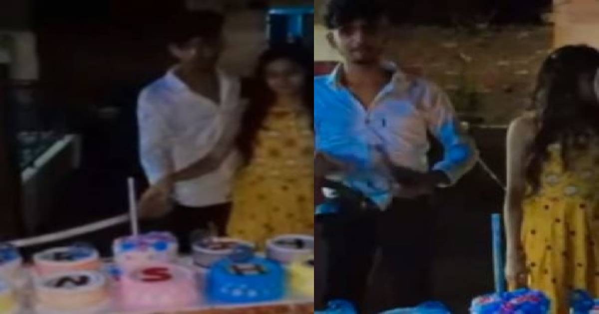 कमर में पिस्टल रख तलवार से केक काट रहा था युवक, वीडियो वाइरल होते ही पहुंचा हवालात