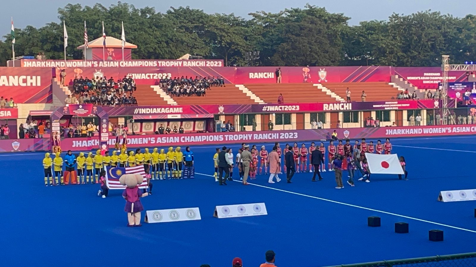 वीमेंस एशियन चैंपियनशिप ट्रॉफी 2023 का हुआ शानदार आगाज, जापान और मलेशिया के बीच होने वाला है पहला मैच