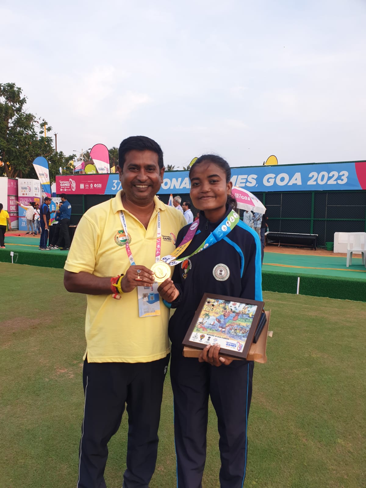 देवघर की लॉन बॉल खिलाड़ी छोटी कुमारी का गोल्ड पर कब्जा, झारखंड के लिये रचा इतिहास